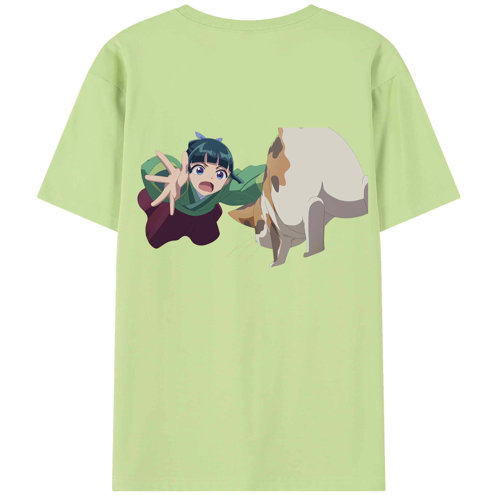 （画像用） 薬屋のひとりごと The Apothecary Diaries 綿100％半袖Tシャツ（背面プリント）